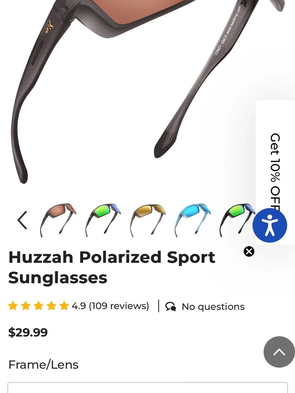KastKing Huzzah sunglasses